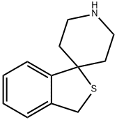 3H-spiro[2-benzothiophene-1,4'-piperidine] 结构式