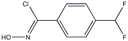 4-(二氟甲基)-N-羟基苯亚氨氯 结构式