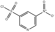 5-硝基吡啶-3-磺酰氯 结构式