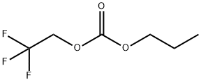 (2,2,2-三氟乙烷基)碳酸丙酯 结构式