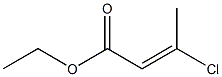 ethyl cis-3-chloro-2-butenoate 结构式