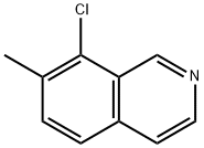 8-chloro-7-methylisoquinoline 结构式