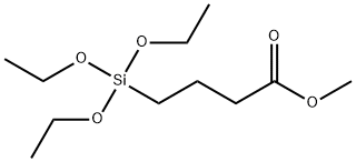 4-三乙氧硅基丁酸甲酯 结构式