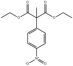 2-甲基-2-(4-硝基苯基)丙二酸二乙酯 结构式