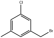 1-溴甲基-3-氯-5-甲苯 结构式