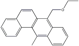 7-Ethoxymethyl-12-methylbenz[a]anthracene 结构式