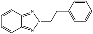 2-(2-苯乙基)-2H-1,2,3-苯并三唑 结构式