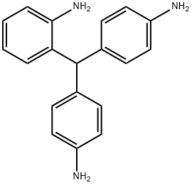 Benzenamine, 2-[bis(4-aminophenyl)methyl]- 结构式