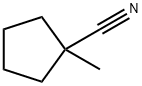 1-甲基环戊烷-1-甲腈 结构式