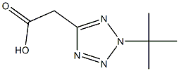 2-叔丁基-5-四氮唑乙酸 结构式