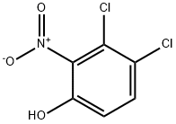 3,4-二氯-2-硝基苯酚 结构式