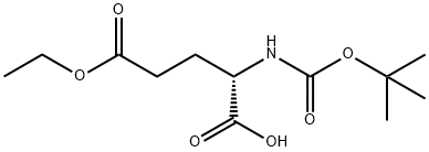 N-BOC-L-谷氨酸-5-乙酯 结构式