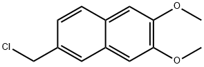 6-(chloromethyl)-2,3-dimethoxynaphthalene 结构式
