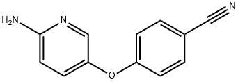 4-[(6-aminopyridin-3-yl)oxy]benzonitrile 结构式