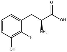 (S)-2-氨基-3-(2-氟-3-羟基苯基)丙酸 结构式