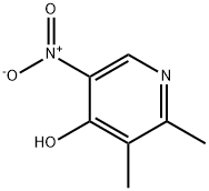 2,3-二甲基-5-硝基吡啶-4-酚 结构式