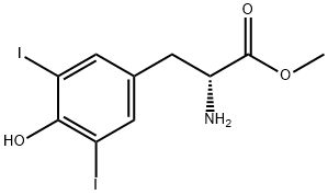 D-3,5-二碘酪氨酸甲酯 结构式