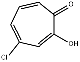 2,4,6-Cycloheptatrien-1-one, 4-chloro-2-hydroxy- 结构式