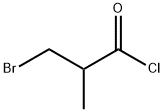 Propanoyl chloride, 3-bromo-2-methyl- 结构式