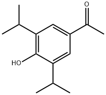 3,5-二异丙基-4-羟基苯乙酮 结构式