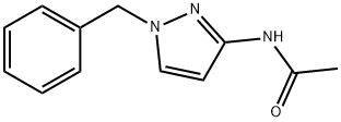 N-(1-苄基-1H-吡唑-3-基)乙酰胺 结构式