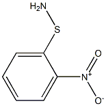 S-(2-硝基苯基)硫基羟胺 结构式