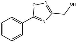 (5-苯基-1,2,4-噁二唑-3-基)甲醇 结构式