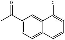Ethanone, 1-(8-chloro-2-naphthalenyl)- 结构式