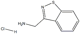 苯并[D]异噻唑-3-基甲胺盐酸盐 结构式