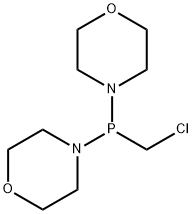 4-[chloromethyl(morpholin-4-yl)phosphoryl]morpholine 结构式