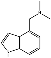 1-(1H-indol-4-yl)-N,N-dimethylmethanamine 结构式