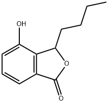 4-羟基-3-丁基苯酞 结构式