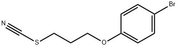 1-溴-4-(3-硫氰酸丙氧基)苯 结构式