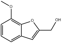 2-(羟甲基)-7-甲氧基苯并呋喃 结构式