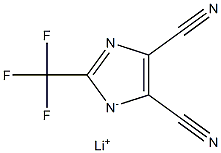 4,5-二氰基-2-三氟甲基-咪唑锂 结构式