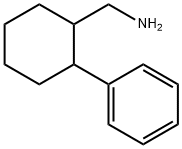 (2-苯基环己基)甲胺 结构式