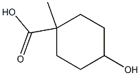 (1r,4r)-4-hydroxy-1-methylcyclohexane-1-carboxylic acid 结构式