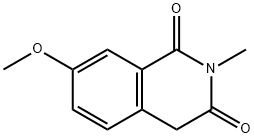 7-甲氧基-2-甲基-4H-异喹啉-1,3-二酮 结构式