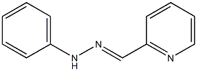2-PYRIDINECARBOXALDEHYDE PHENYLHYDRAZONE 结构式