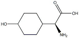 (S)-2-amino-2-(4-hydroxycyclohexyl)acetic acid 结构式