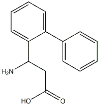 3-amino-3-{[1,1'-biphenyl]-2-yl}propanoic acid 结构式