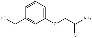 2-[3-(羟甲基)苯氧基]醋胺石 结构式