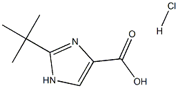 2-(叔丁基)-1H-咪唑-5-羧酸(盐酸盐) 结构式