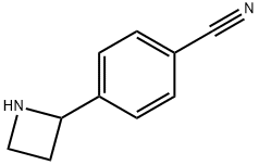 4-(azetidin-2-yl)benzonitrile 结构式