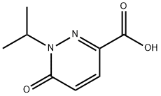 6-OXO-1-(PROPAN-2-YL)-1,6-DIHYDROPYRIDAZINE-3-CARBOXYLIC ACID 结构式