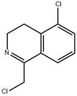5-chloro-1-(chloromethyl)-3,4-dihydroisoquinoline 结构式