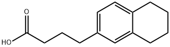4-(5,6,7,8-tetrahydronaphthalen-2-yl)butanoic acid 结构式