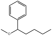 Benzene, (1-methoxypentyl)- 结构式