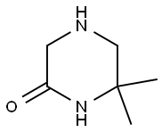 6,6-dimethylpiperazin-2-one 结构式
