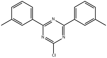 2-氯-4,6-双(3-甲基苯基)-1,3,5-三嗪 结构式